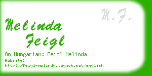 melinda feigl business card